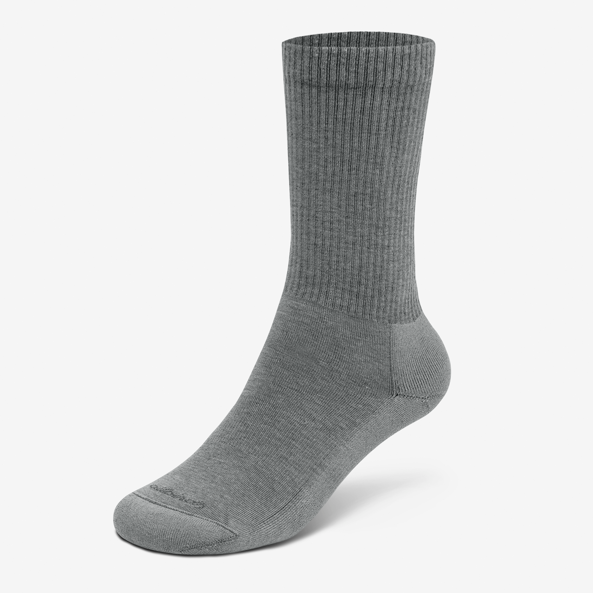 Anytime Crew Sock - Medium Grey - Image 1