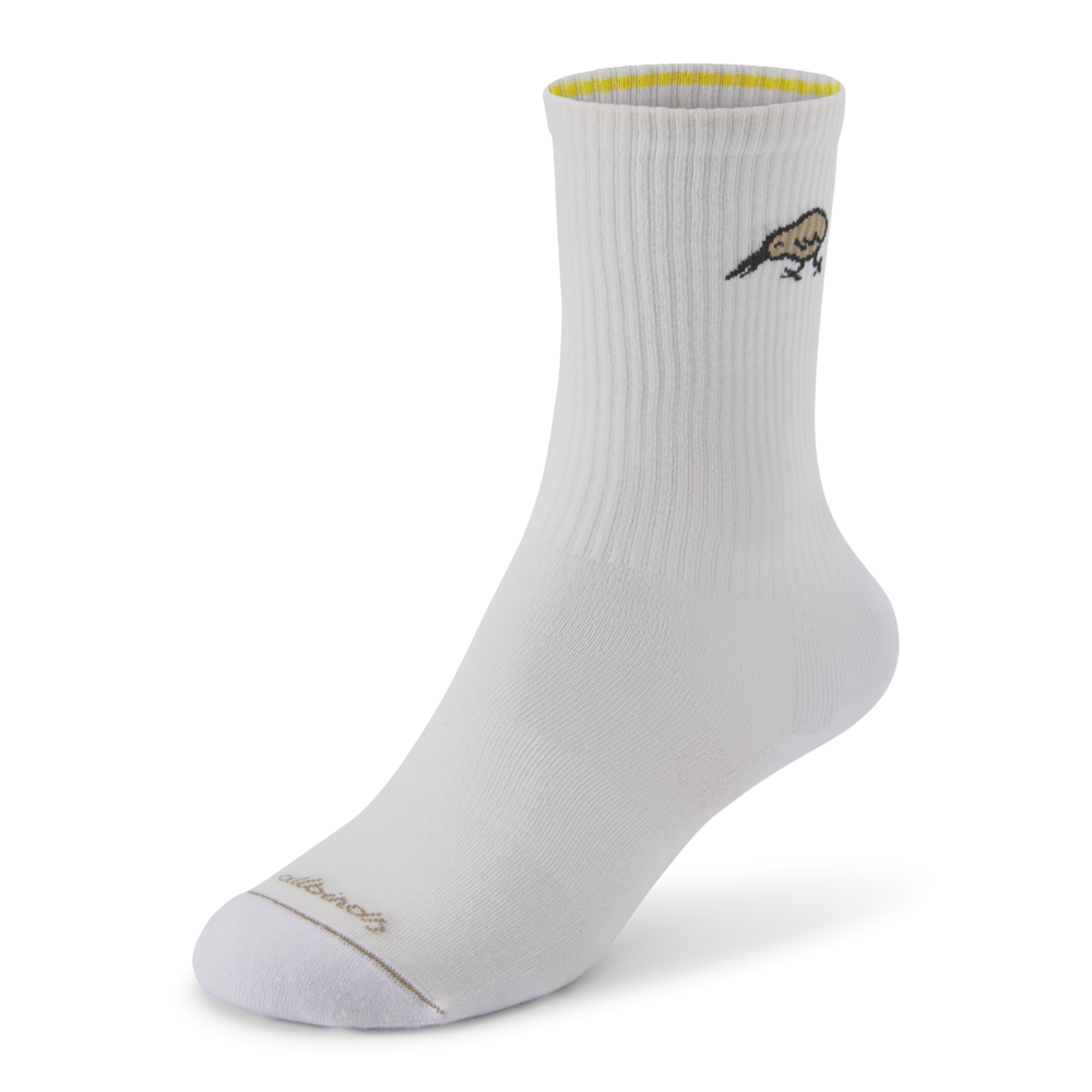 Anytime Crew Sock - Blizzard/Rugged Beige (Natural Black) - Kiwi Bird - Image 1