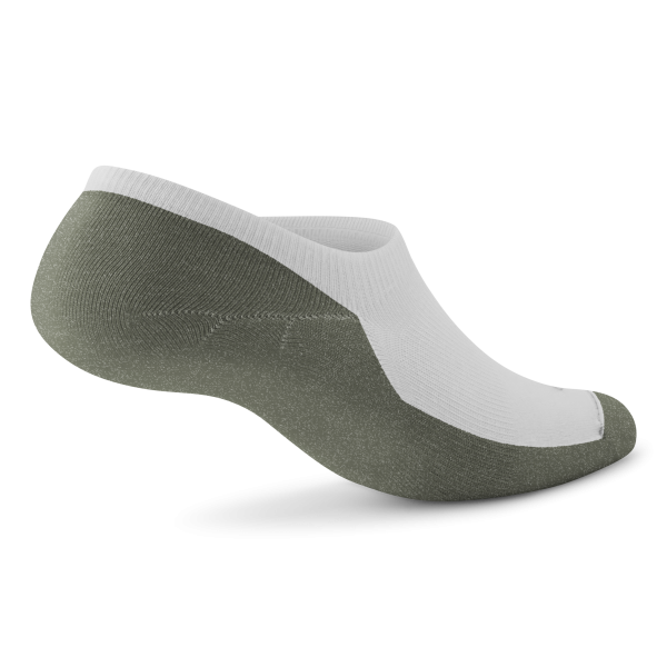 Anytime No Show Sock - Blizzard/Thunder Green - Image 2