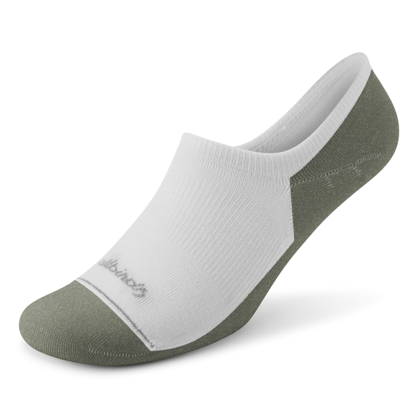 Anytime No Show Sock - Blizzard/Thunder Green