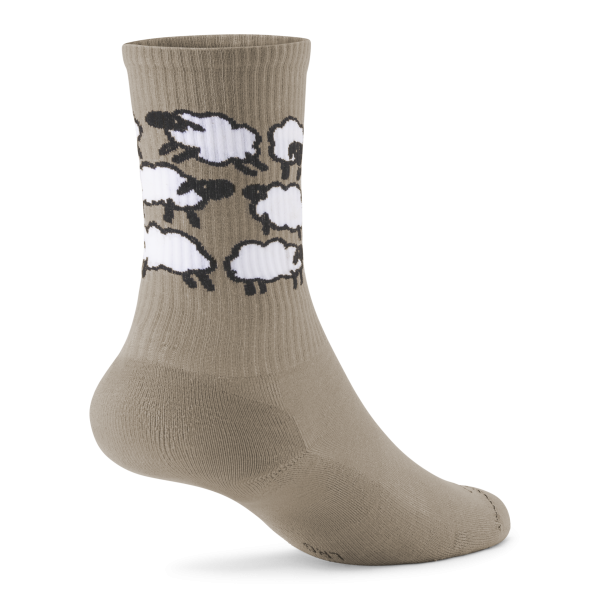 Anytime Crew Sock - Rugged Beige, Blizzard (Natural Black Sole) - Image 2