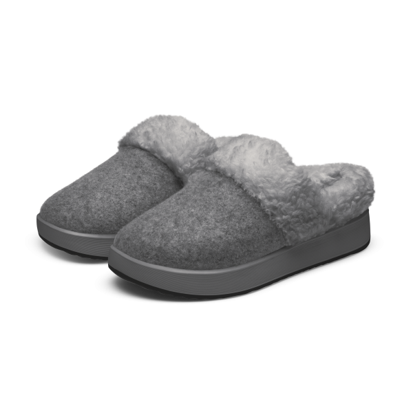 Women's Kiwi Slipper - Medium Grey (Pebble Grey Sole) - Image 5